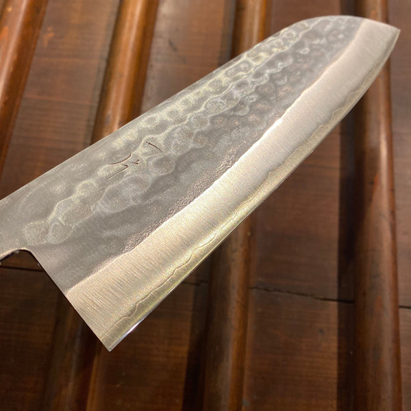 Hitohira 165mm Santoku VG1 Stainless Tsuchime D Ho / Horn