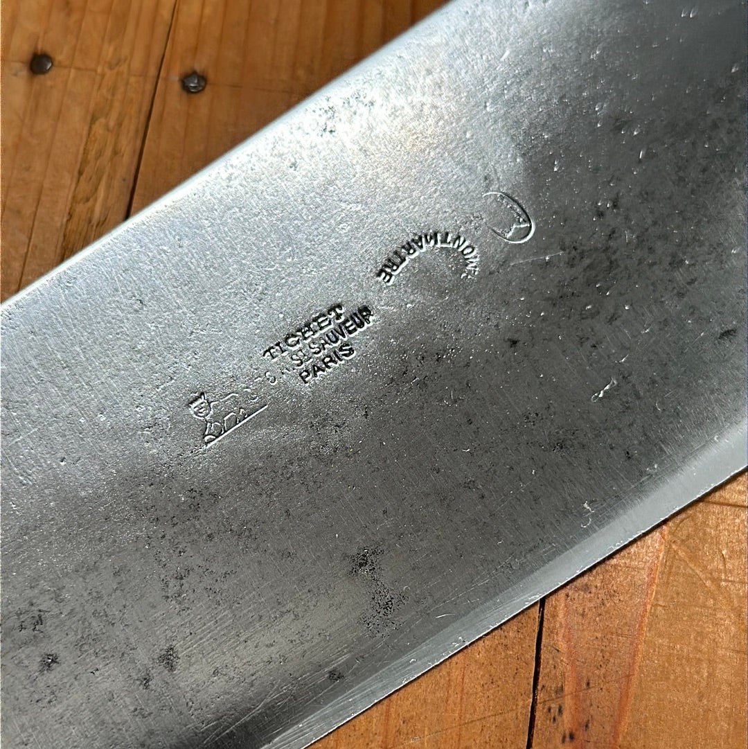 Tichet 14" Chef Knife Cuisine Massive / Nogent Style 1890-1920s Paris, France