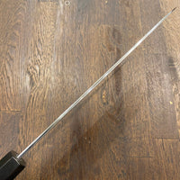 Trade in Jikko 270mm Gyuto Aogami 2 Suminagashi Ebony / Nickel / Micarta Handle