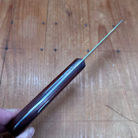 New Old Stock Sprechercut 3.75" Serrated Spreader Stainless Steel Rosewood Thiers, France
