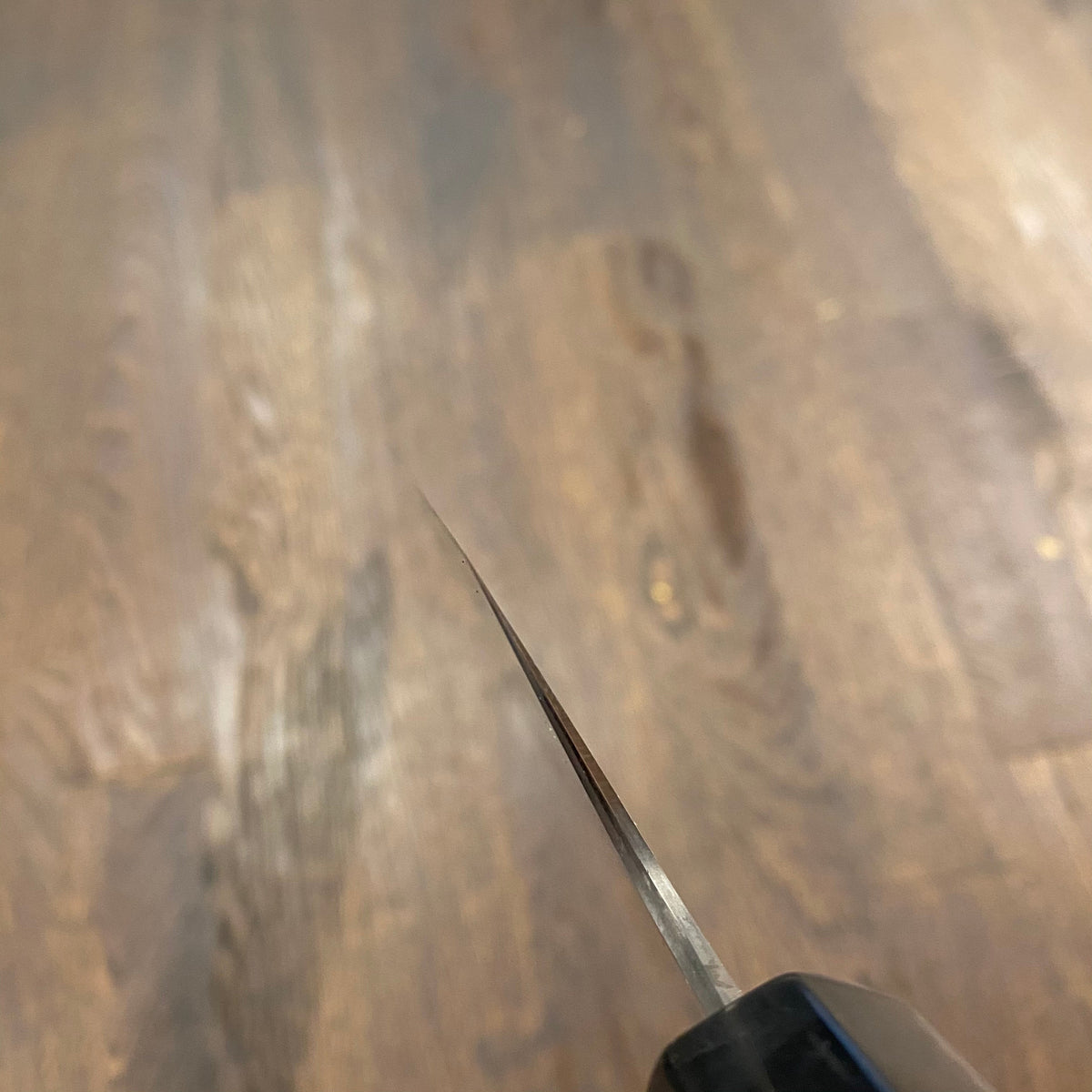 Trade in Jikko 270mm Gyuto Aogami 2 Suminagashi Ebony / Nickel / Micarta Handle