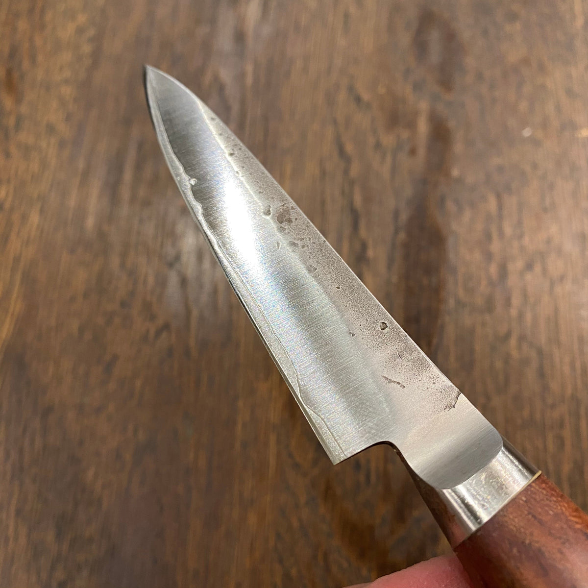 90mm Petty Stainless Clad Aogami 2 With Bubinga Handle