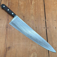 Vintage Landers Frary & Clark Universal 14.25” Chef Knife Carbon USA 1909-1950