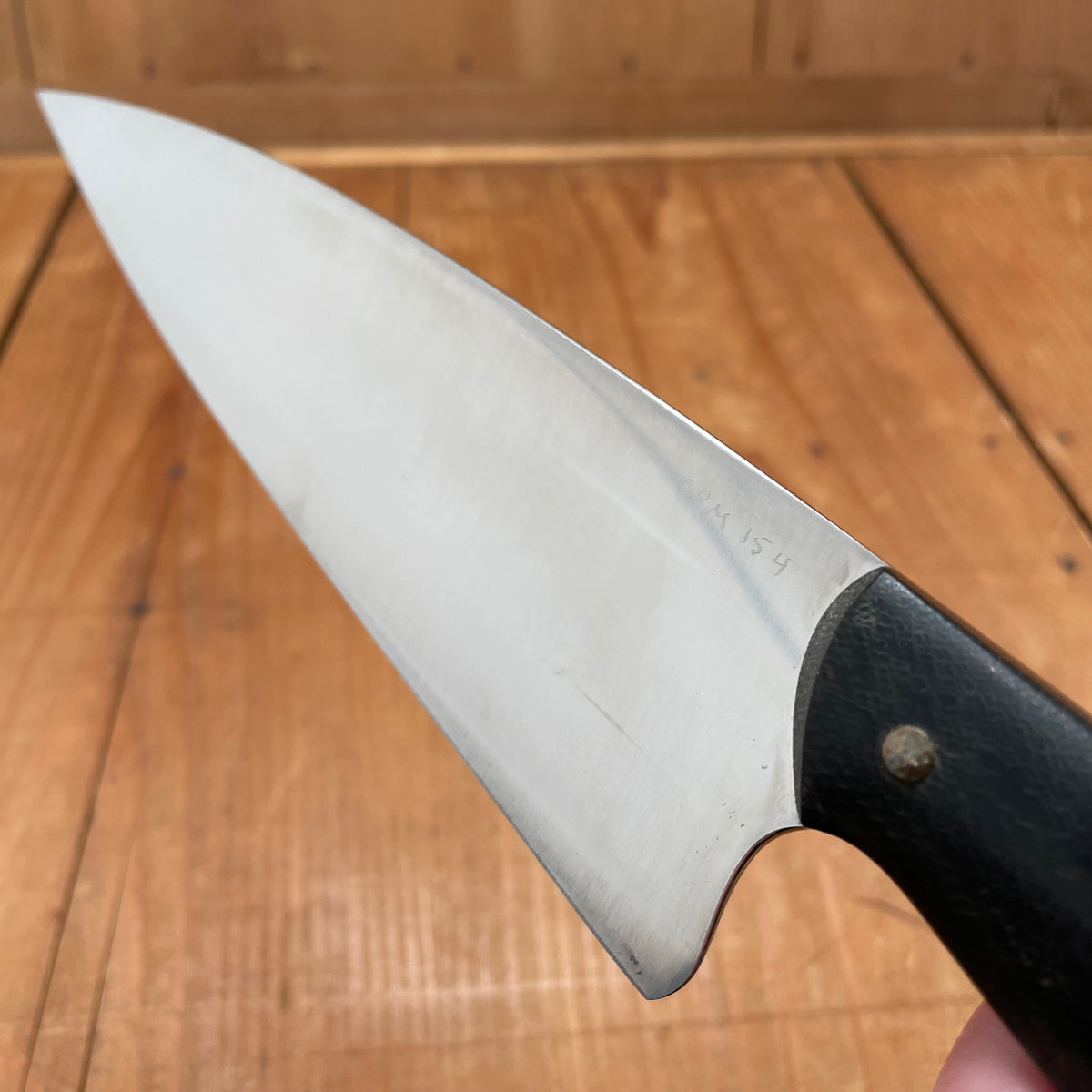 Trade In Don Carlos Andrade 210mm French Chef CPM154 Linen Micarta G10