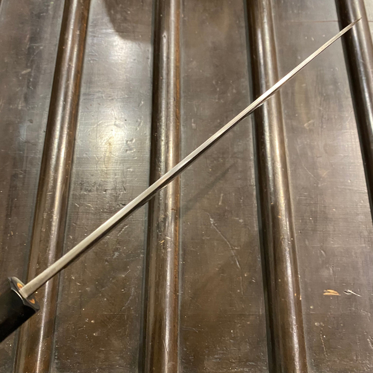 Konosuke Madei Sumiiro 240mm Gyuto SLD Kurouchi Nashiji - by Nihei W/ Saya