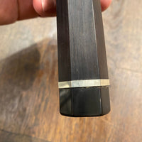 Trade in Jikko 270mm Gyuto Aogami 2 Suminagashi Ebony / Nickel / Micarta Handle