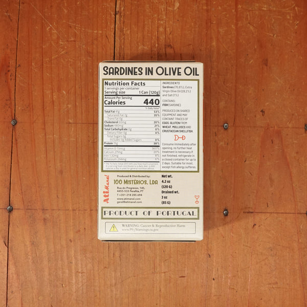 Ati Manel Sardines in Olive Oil - 125g