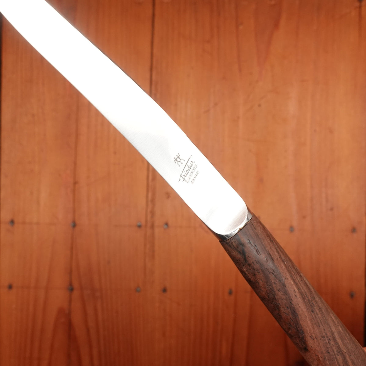 J A Henckels Friodur Steak Knife Set of 6 Stainless Walnut 1960s