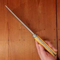 S.H.K.Co 7" Cleaver Carbon Steel Bone & Pewter Handle (Lead Warning) Germany