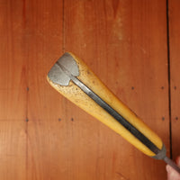 S.H.K.Co 7" Cleaver Carbon Steel Bone & Pewter Handle (Lead Warning) Germany