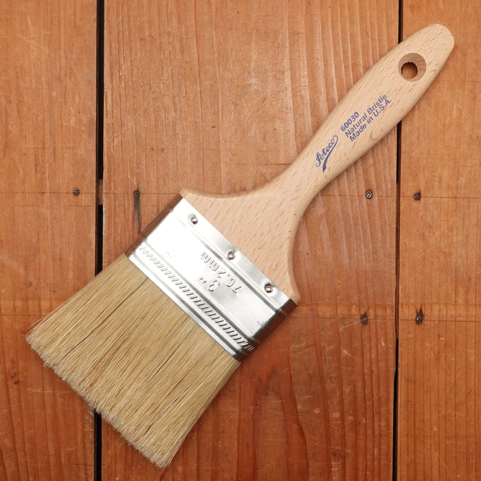 Ateco 3" Flat White Boar Bristle Brush