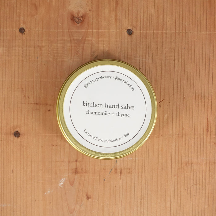 ROMI Apothecary Kitchen Hand Salve Chamomile + Thyme - 2oz