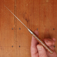 Refurbished Paring Knife Forged Carbon Steel Custom Handle Italy 1920-50s