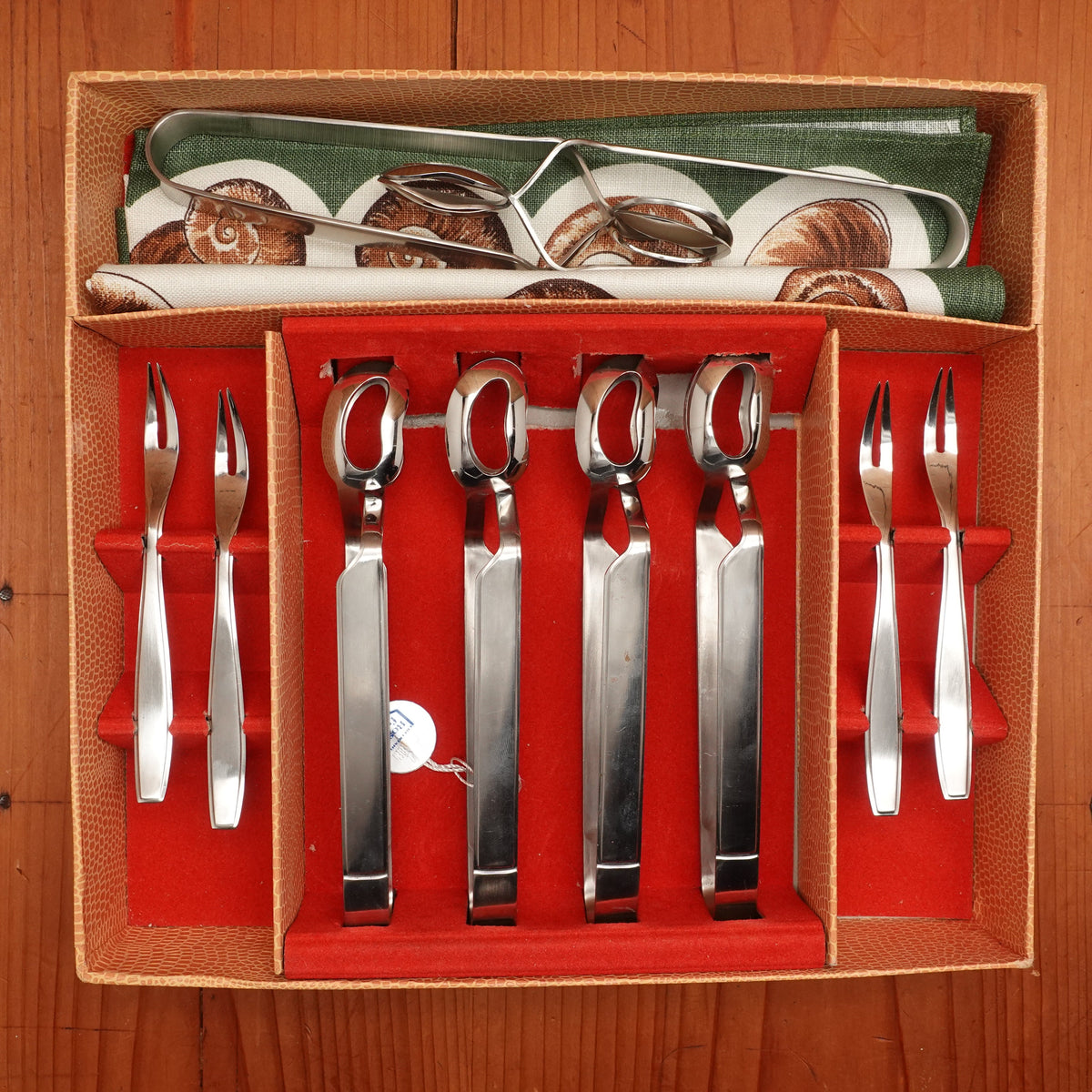 New Old Stock Wusthof Escargot Set 1960s 70s