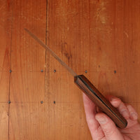 I Wilson 5" Skinning Knife Carbon Steel & Beechwood Sheffield 1890-1920s