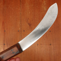 I Wilson 5" Skinning Knife Carbon Steel & Beechwood Sheffield 1890-1920s