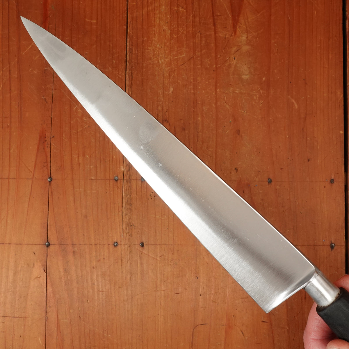 Refurbished K Sabatier Jeune 10" Chef Knife Cuisine Massif Nogent Carbon Steel Thiers 1950s-60s
