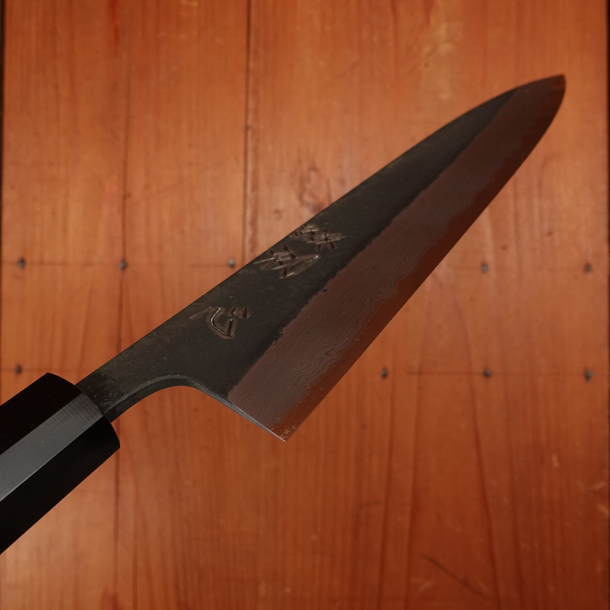 Hatsukokoro Shinkiro 210mm Gyuto Aogami Super Nihei Damascus Kurouchi Wenge