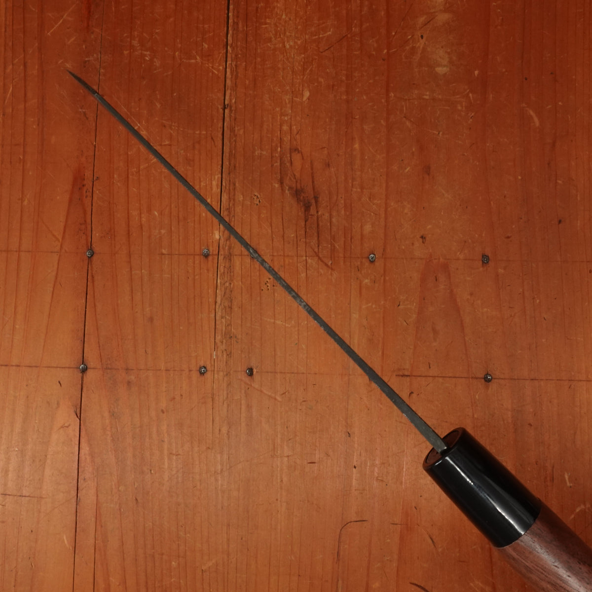 Hitohira Hizen 190mm Bunka Shirogami #2 Kurouchi Walnut Handle