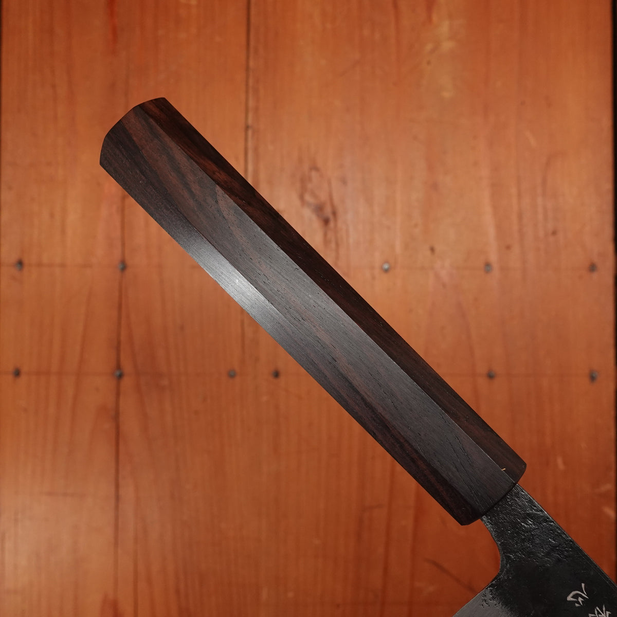 Hatsukokuro Kurogane 80mm Ko-Bunka Iron Clad Aogami 2 Kurouchi Mono Ebony Handle