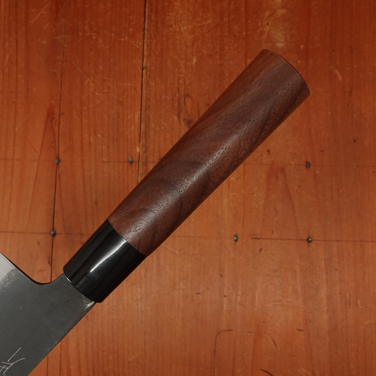 Hitohira Hizen 190mm Bunka Shirogami #2 Kurouchi Walnut Handle