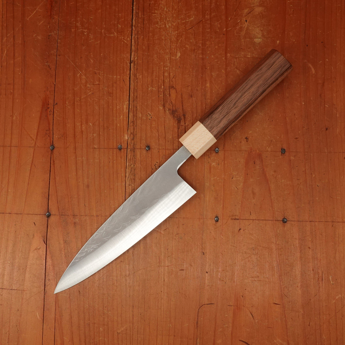 Hitohira TD 150mm Petty SLD Tsuchime Walnut Wood Handle