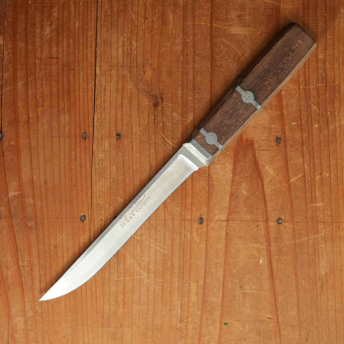 J H Andersson S&S Cutlery Stainless Boning Knife 1930s