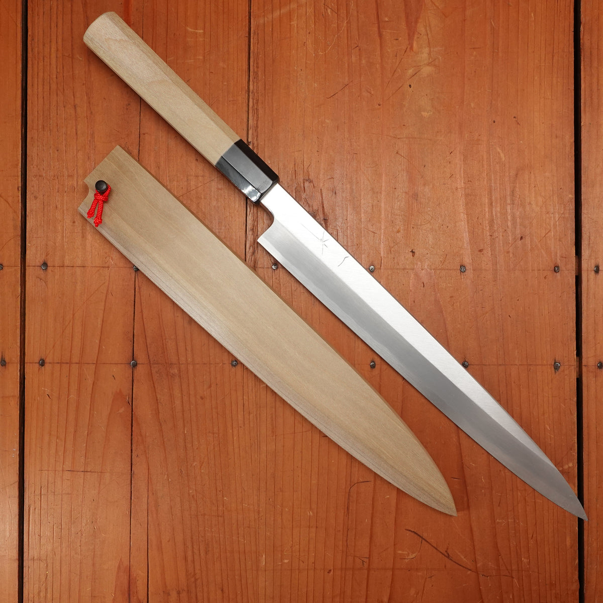 Hitohira Kikuchiyo Manzo 270mm Yanagi Aogami 2 Ho Wood with Saya