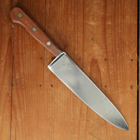 Vintage Dexter / LL Bean 8.75” Chef Knife Carbon Steel USA 1950-70