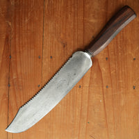 Vintage M J Da S Guimaraes 8.75" (Fish?) Knife Carbon Steel Rosewood Portugal