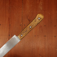 J Rotschen K.K. Hof Messerschmied 10.5" Flexible Slicer Fillet Carbon Steel & Stag Vienna 1890s-1920?