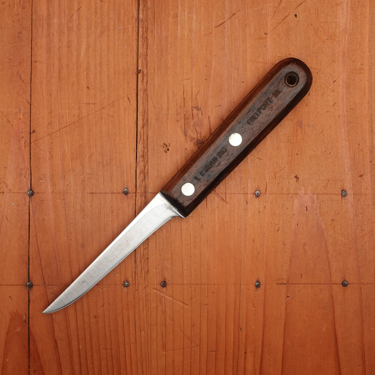 Dexter / LL Bean 4" Boning Carbon Steel & Rosewood 1950s-60s