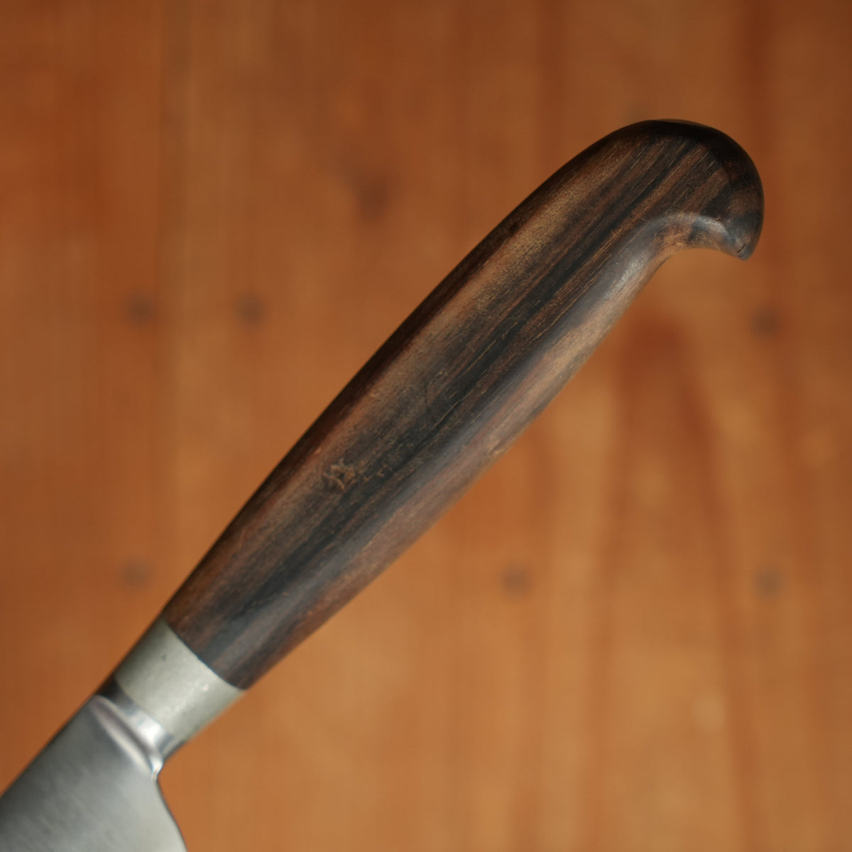 Vintage Jernbolaget 10" Slicer Forged Stainless Macassar Ebony Eskilstuna, Sweden 1950-70