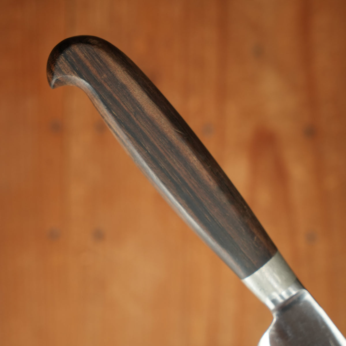 Vintage Jernbolaget 10" Slicer Forged Stainless Macassar Ebony Eskilstuna, Sweden 1950-70