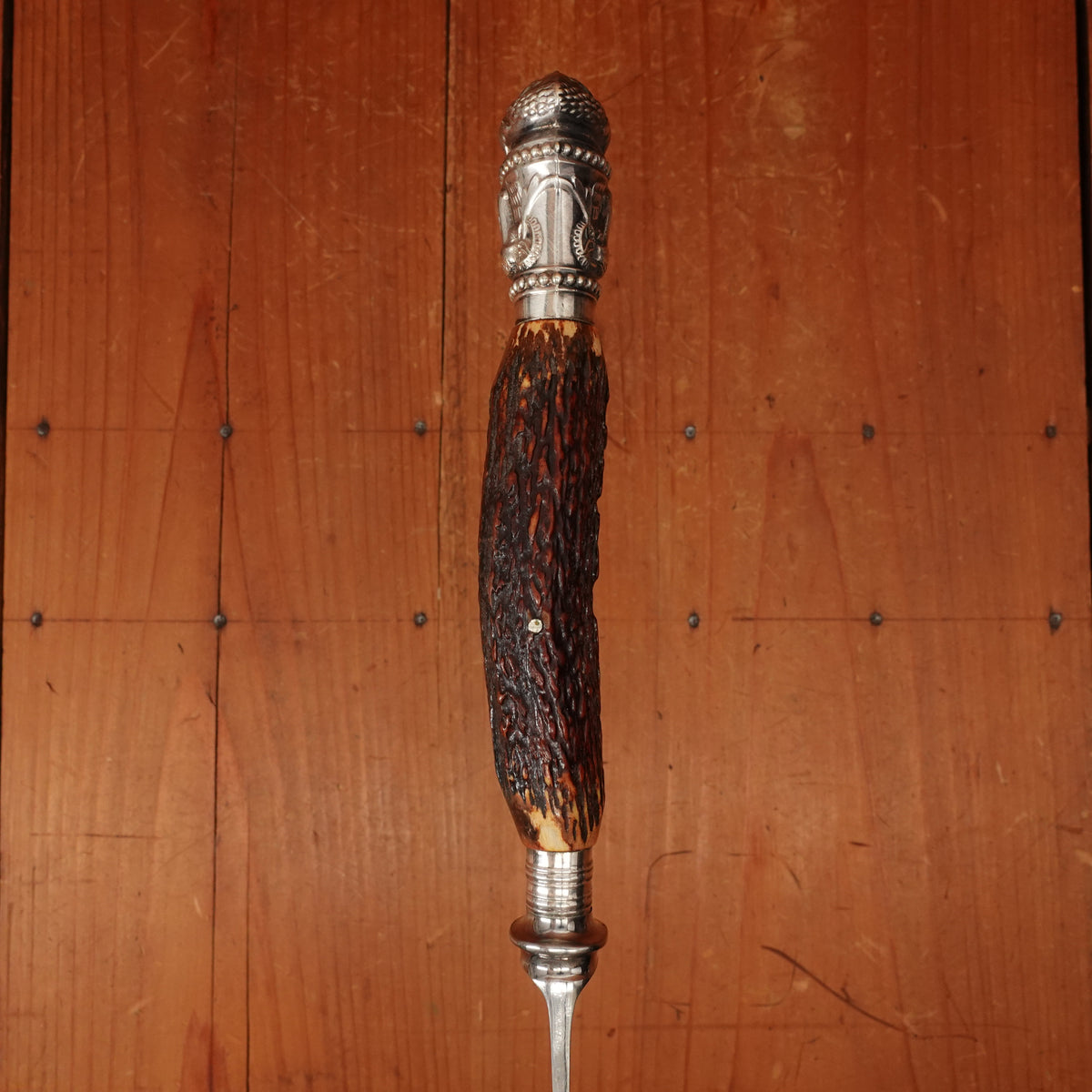 Joseph Rodgers & Sons Lg Carving Knife Carbon Steel Sheffield (Argentine Export?) 1880s-1900