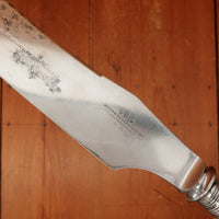 Joseph Rodgers & Sons Lg Carving Knife Carbon Steel Sheffield (Argentine Export?) 1880s-1900