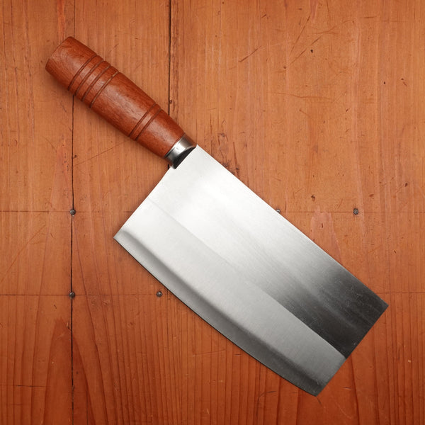 New Old Stock 180mm Chinese Cleaver Carbon Steel Taiwan 1980s