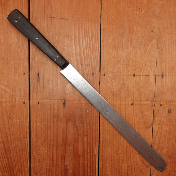 La Trompette 12" Slicer Carbon Steel & Ebony Thiers 1920-40