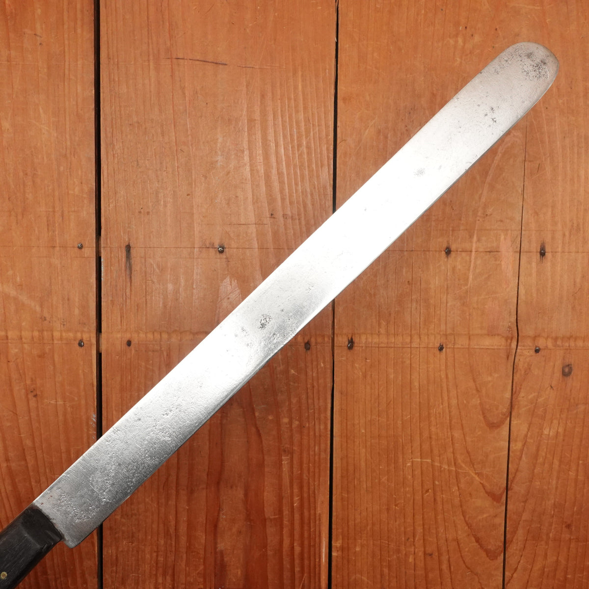 La Trompette 12" Slicer Carbon Steel & Ebony Thiers 1920-40s