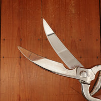 J A Henckels Friodur Stainless 4pc Carving Set Gold Wash Nickel Stag Solingen 1950s