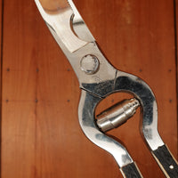 J A Henckels Friodur Stainless 4pc Carving Set Gold Wash Nickel Stag Solingen 1950s