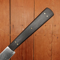 La Trompette 12" Slicer Carbon Steel & Ebony Thiers 1920-40s