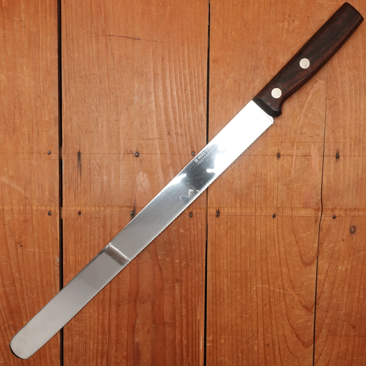 Wear-Ever Professional 13.5" Serrated Stainless Cake Knife 1960s - 80s