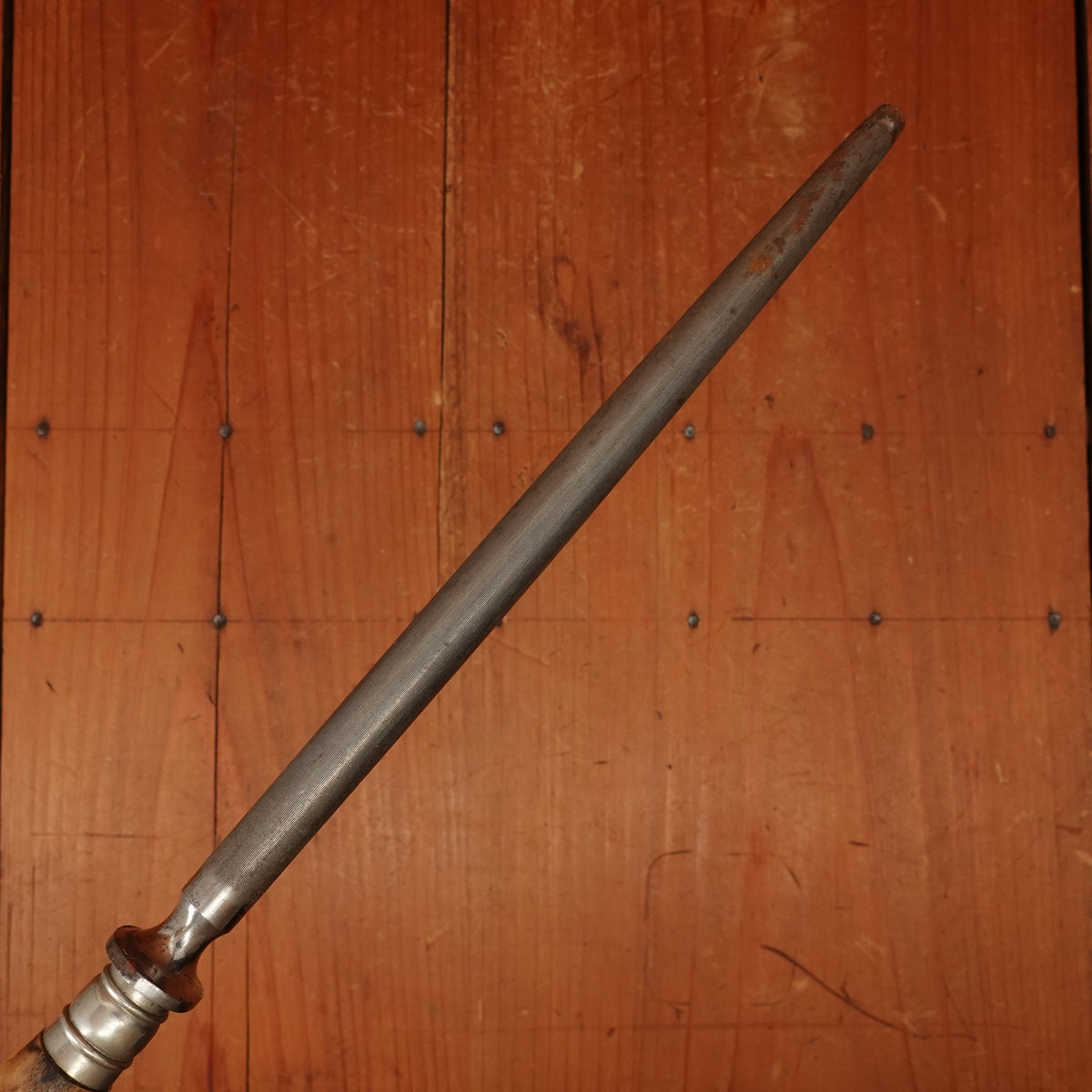 J A Henckels Friodur Stainless 4pc Carving Set Gold Wash Nickel Stag Solingen 1950s