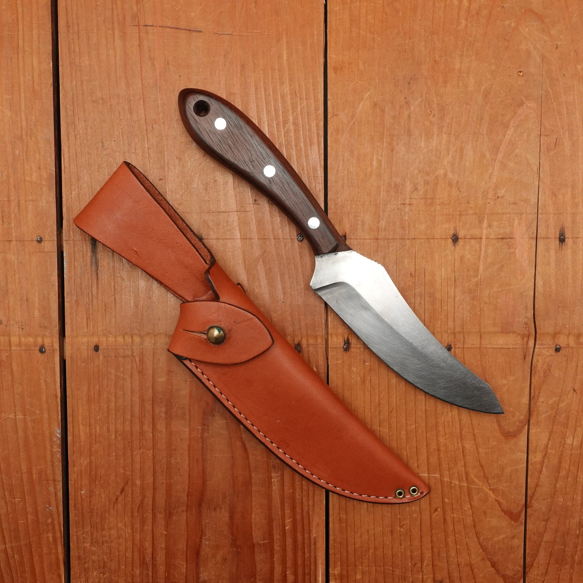 Grohmann No. 100 5" Large Skinner Carbon Steel Pictou Canada Used In Box