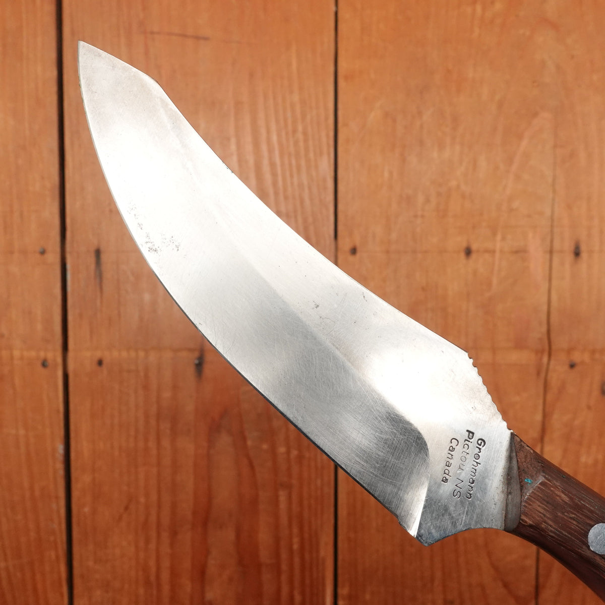 Grohmann No. 100 5" Large Skinner Carbon Steel Pictou Canada Used In Box