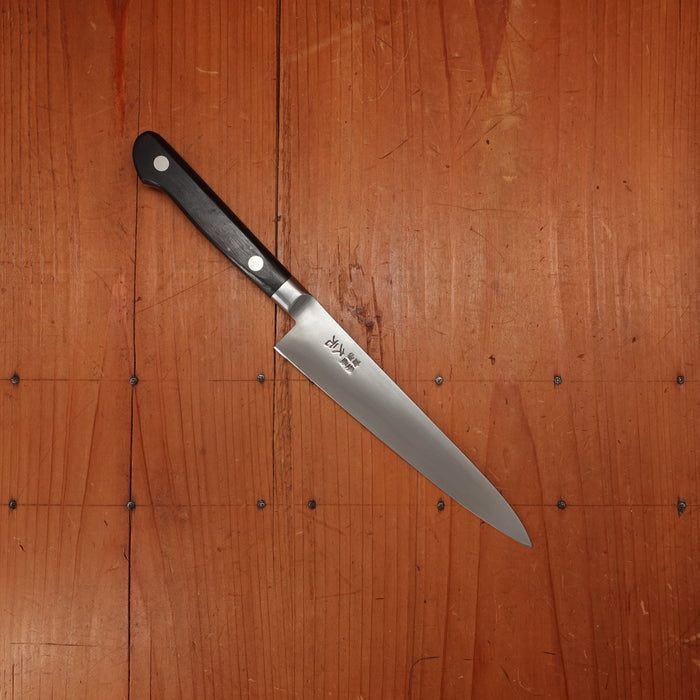 Morihei Hisamoto Hagane 150mm Petty Carbon Steel Pakka Handle