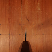 Nigara Hamono 180mm Santoku SG2 Kurouchi Tsuchime Ebony Handle