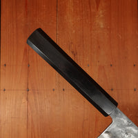 Hatsukokuro Kurogane 165mm Santoku Iron Clad Aogami 2 Kurouchi Mono Ebony Handle