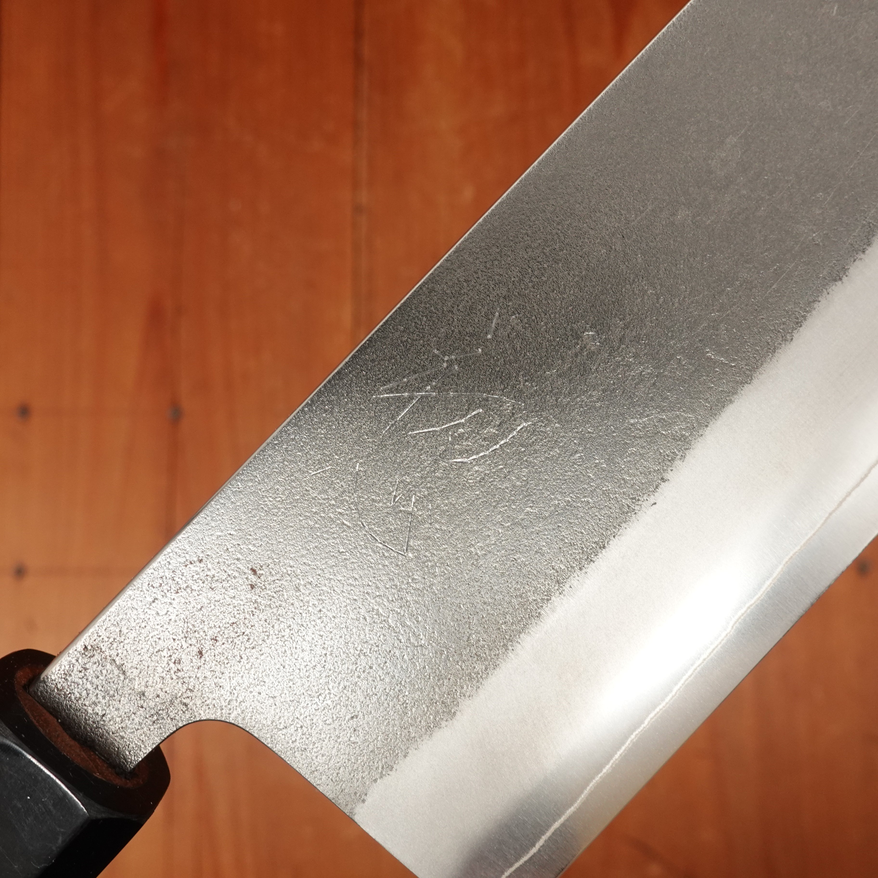 Yoshikane Hamono 165mm Nakiri SKD Nashiji Teak Handle – Bernal Cutlery